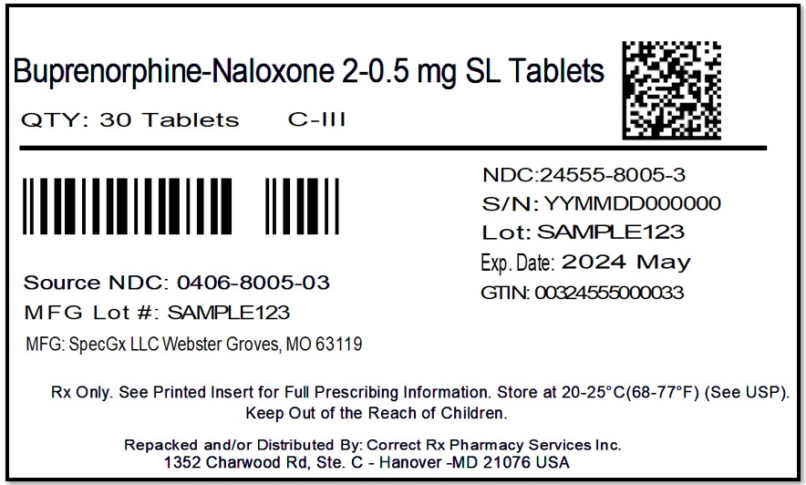 PRINCIPAL DISPLAY PANEL - 2 mg/0.5 mg