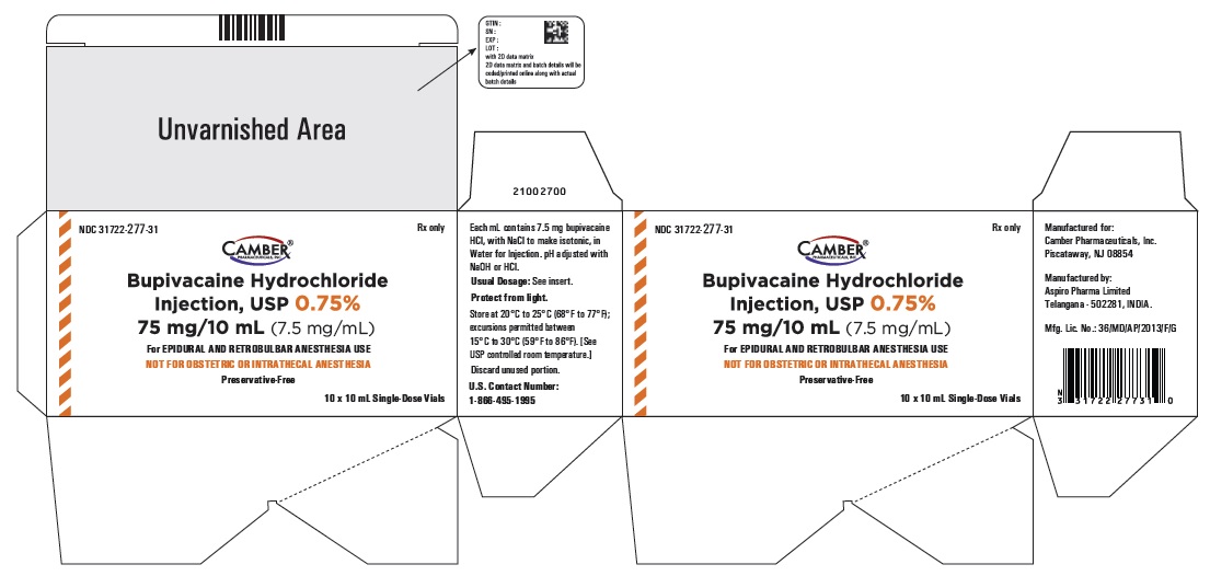 bupivacainehydrochloride10ml75mgcarton75mg