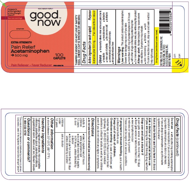good now APAP 500 mg Label