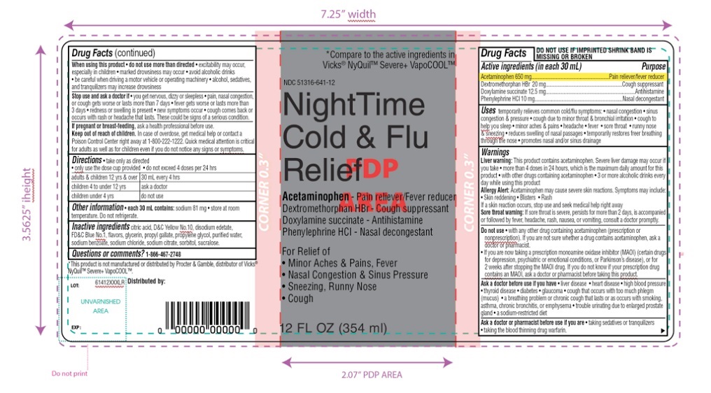 CVS NightTime Cold & Flu Cold Relief