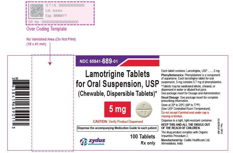 Lamotrigine Tablets (Chewable, Dispersible), 5 mg

Lamotrigine Tablets (Chewable, Dispersible), 5mg