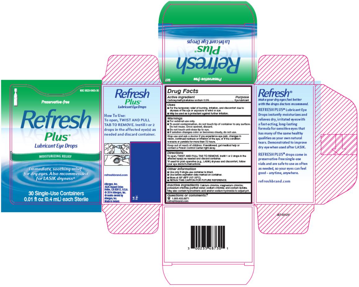 REFRESH PLUS carboxymethylcellulose sodium solution/ drops