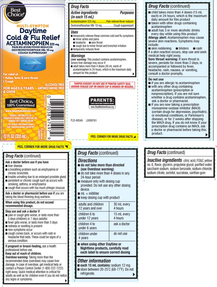 Acetaminophen 325 mg Dextromethorphan HBr 10 mg