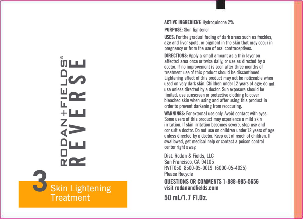 Principal Display Panel - Rodan + Fields Reverse Skin Lightening Treatment Label

