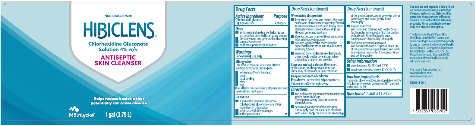 Hibiclens 1 gallon bottle label