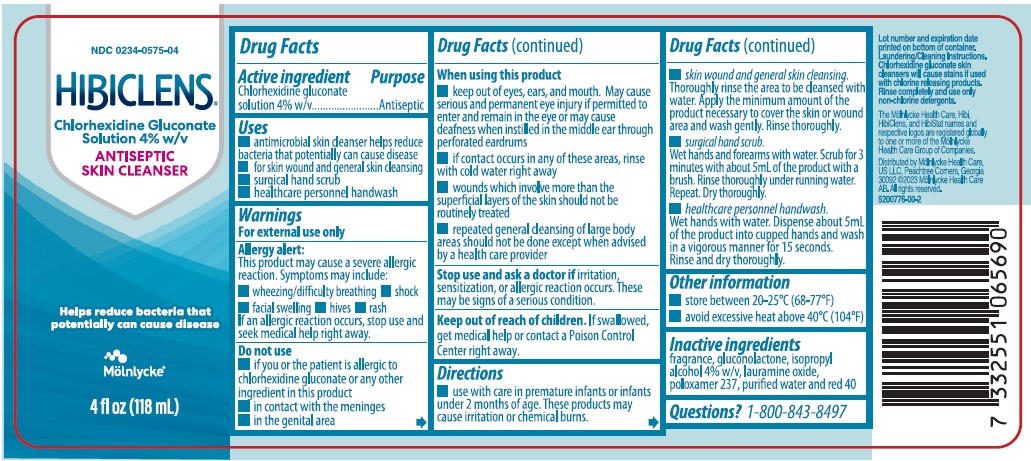 Hibiclens 4oz Bottle label