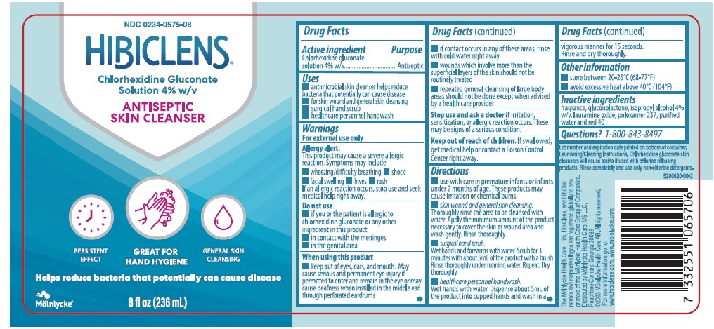 Hibiclens 8oz Bottle label