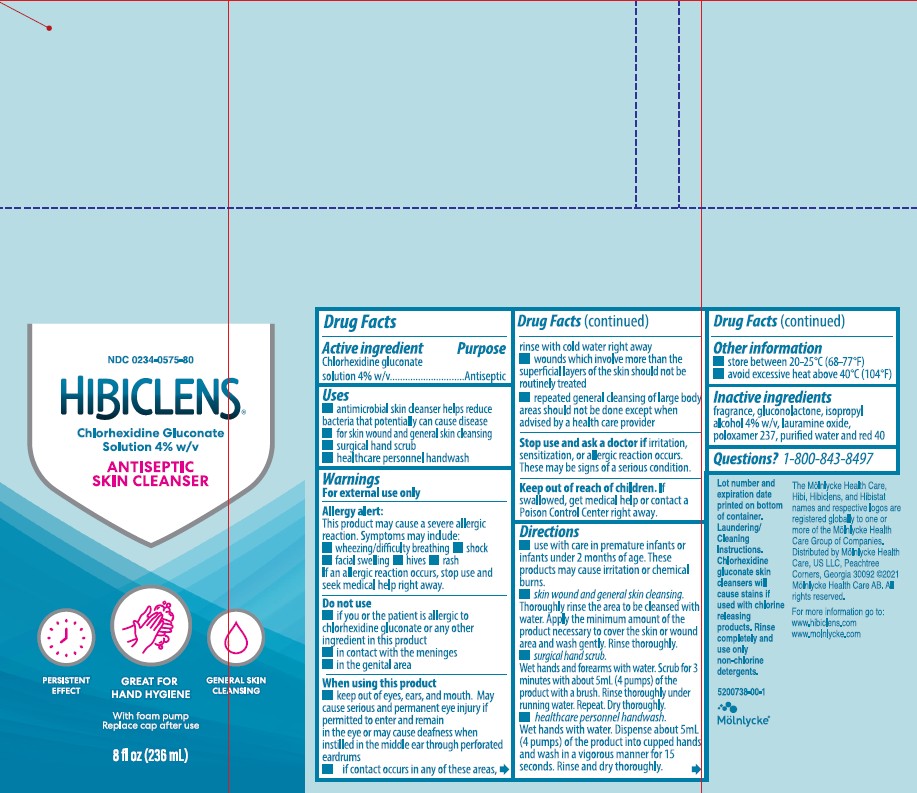 Hibiclens 8oz Fm bottle label