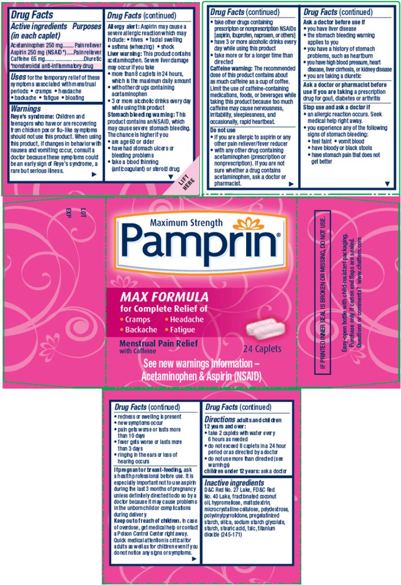 PRINCIPAL DISPLAY PANEL
Maximum Strength Pamprin Max Formula with Caffeine
