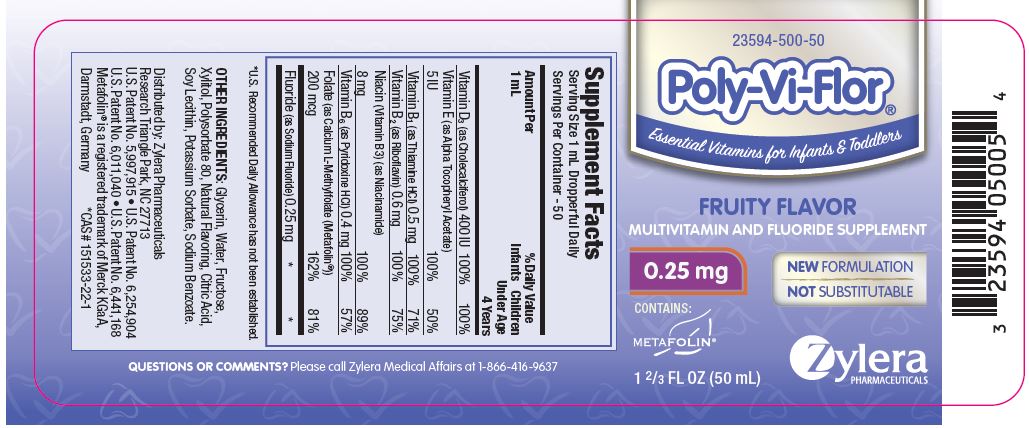 Poly-Vi-Flor with 0.25 mg of Fluoride