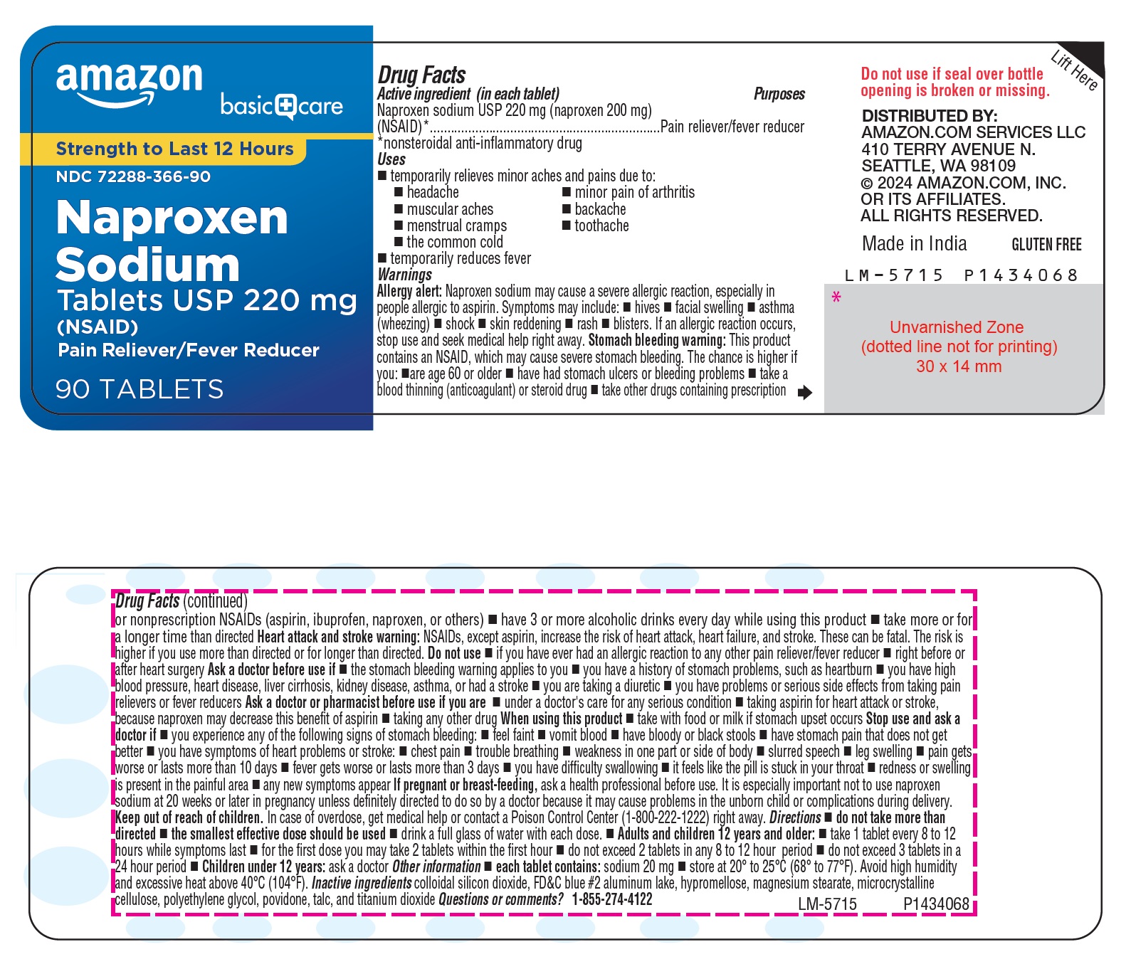 PACKAGE LABEL-PRINCIPAL DISPLAY PANEL - 220 mg (90 Tablets, Container Label)