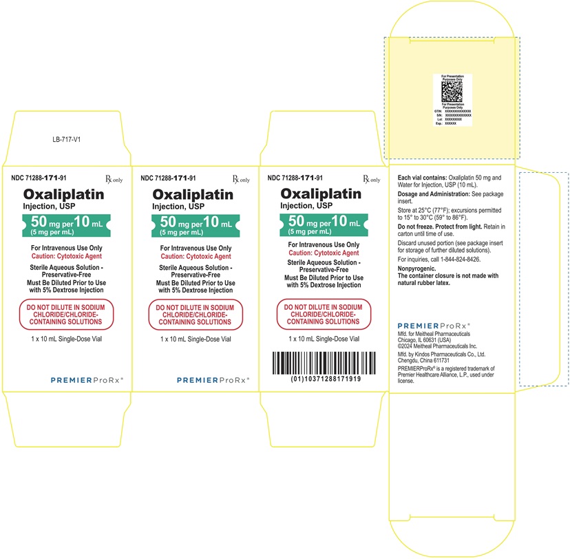 PRINCIPAL DISPLAY PANEL – Oxaliplatin Injection, USP 50 mg Premier Carton