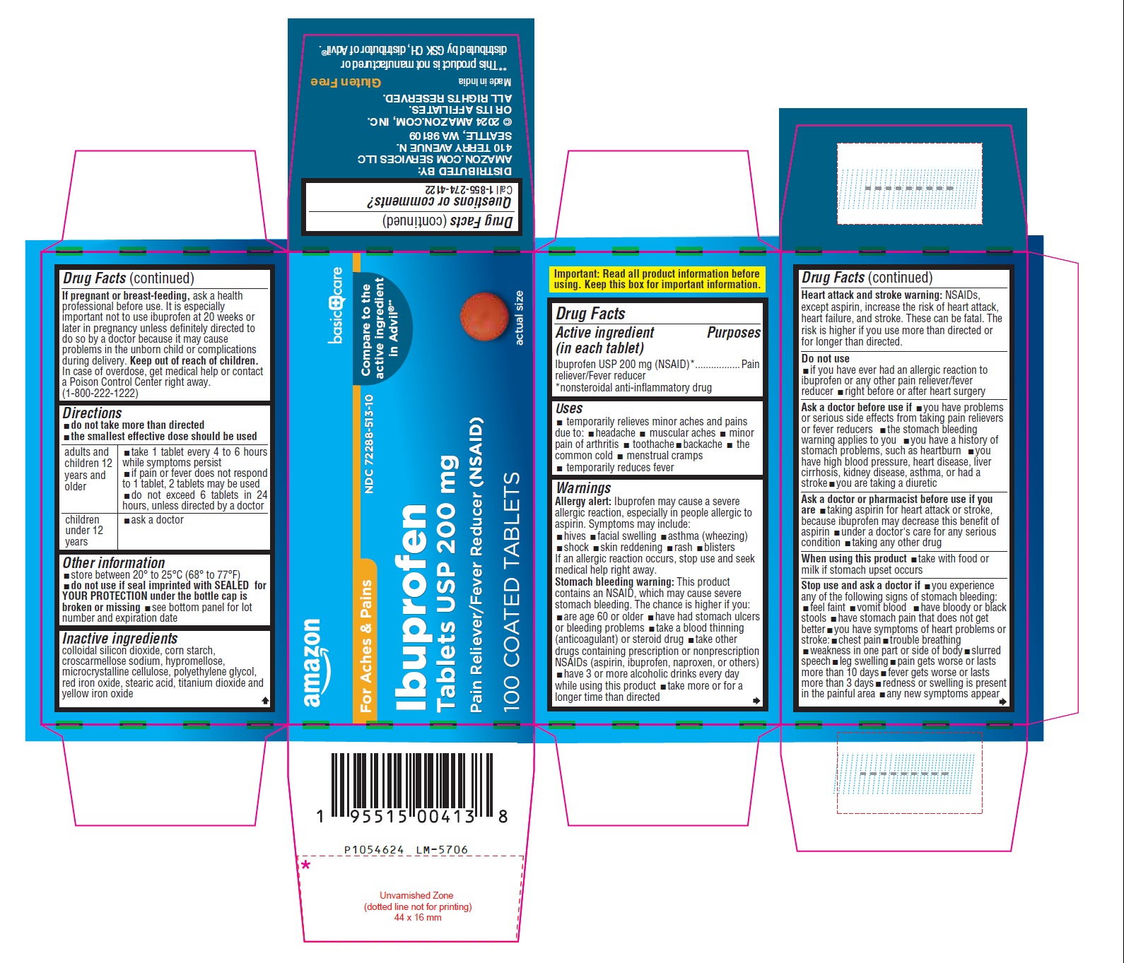 PACKAGE LABEL-PRINCIPAL DISPLAY PANEL - 200 mg (100 Tablets Container Carton)