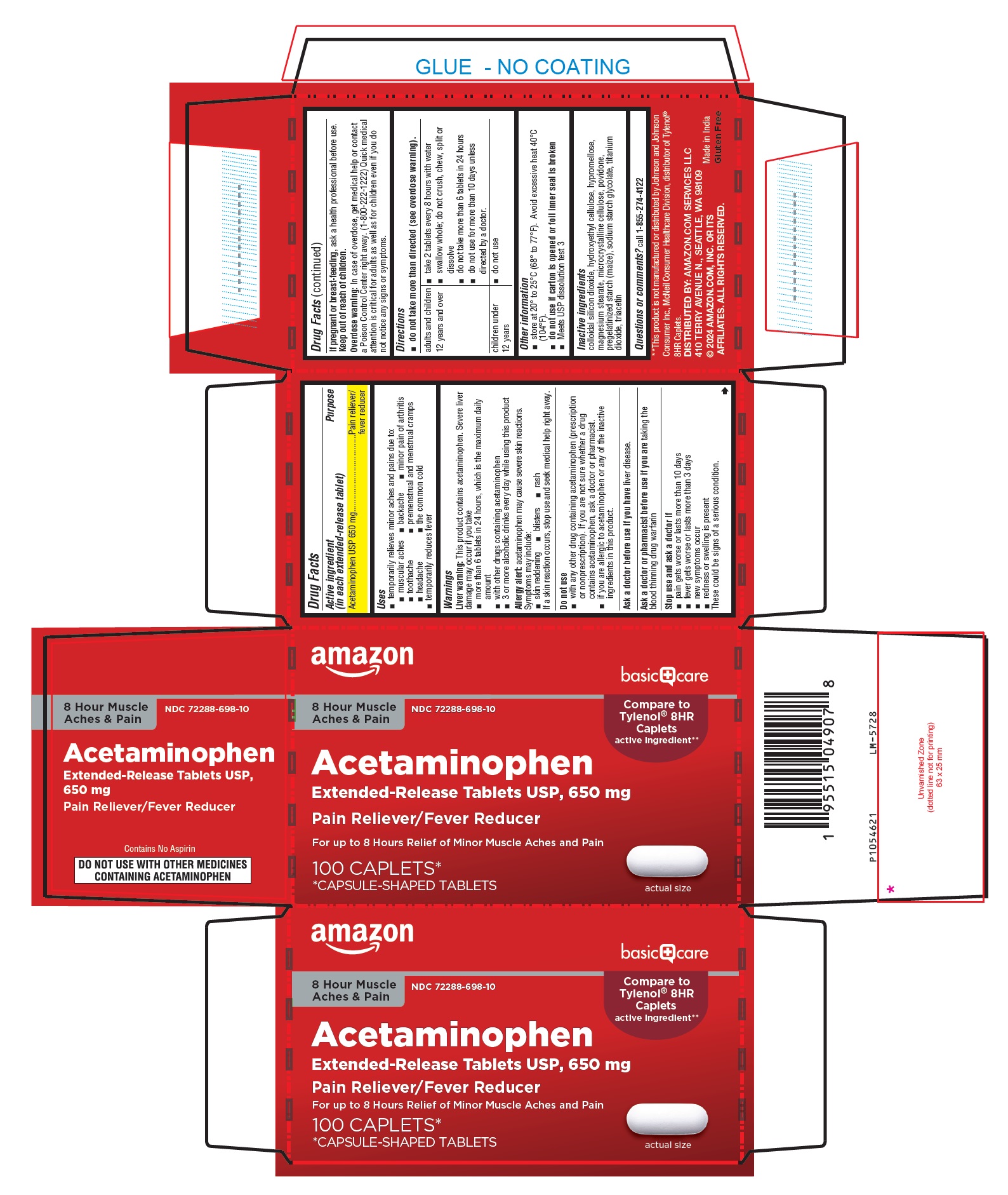 PACKAGE LABEL-PRINCIPAL DISPLAY PANEL - 650 mg (24 Tablets Container Carton)