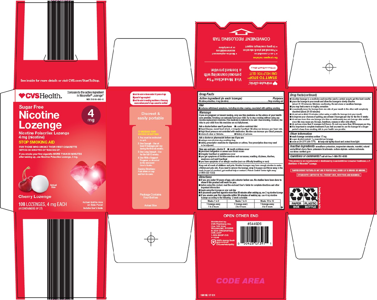 Nicotine Lozenge Carton Image