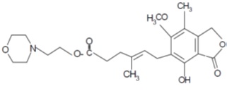 mycophenolatestructure