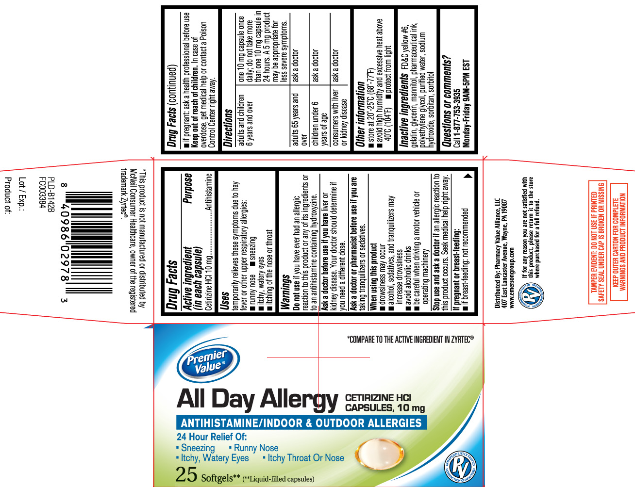 Cetirizine HCI 10 mg