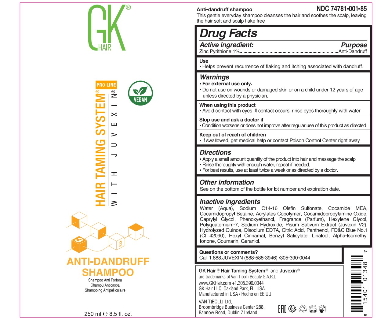 GK ANTIDANDRUFF SHAMPOO VEGAN