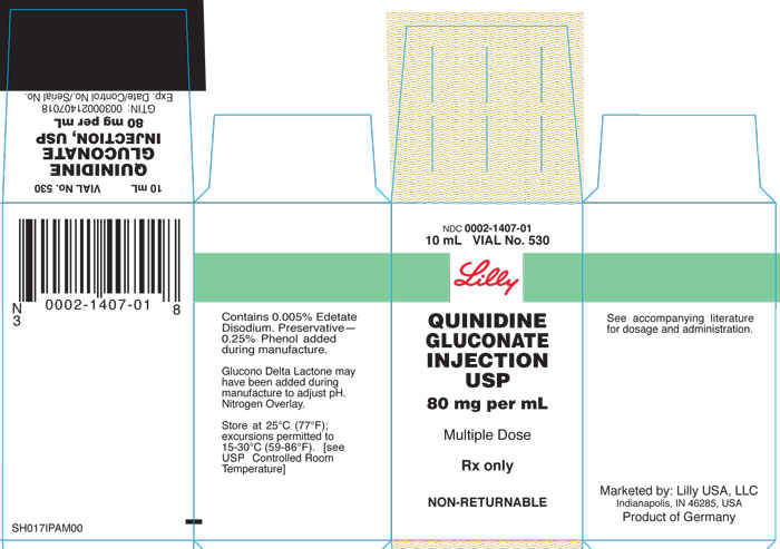 PACKAGE CARTON – Quinidine 80 mg carton 1ct
