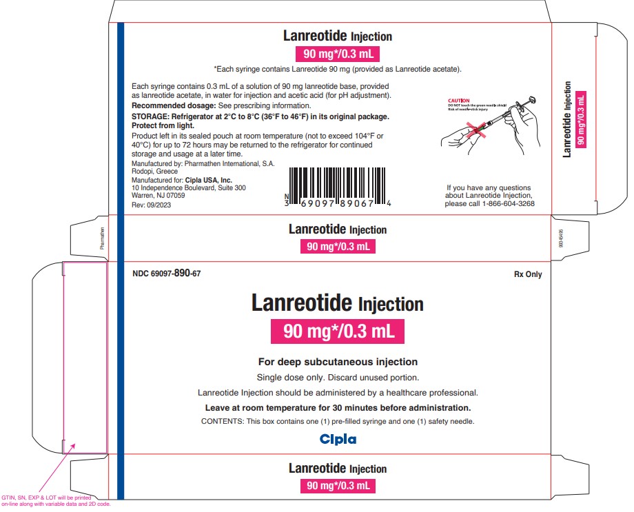 90 mg/0.3 mL Carton Label