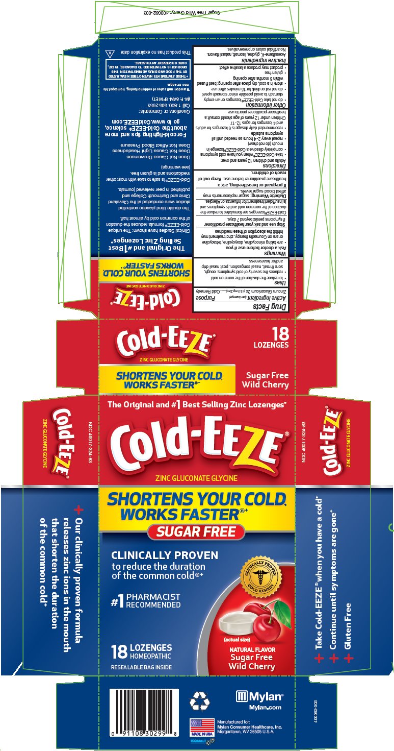 Cold-eeze Sugar Free Cherry Flavored Carton