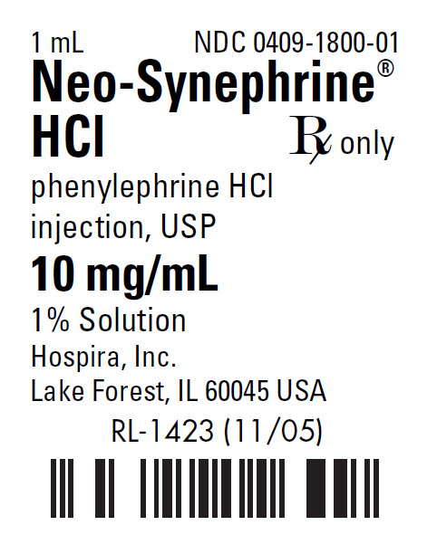 PRINCIPAL DISPLAY PANEL - 1 mL Ampule Label