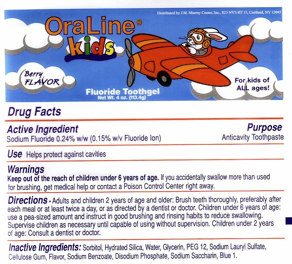 OraLine Kids Berry Label
