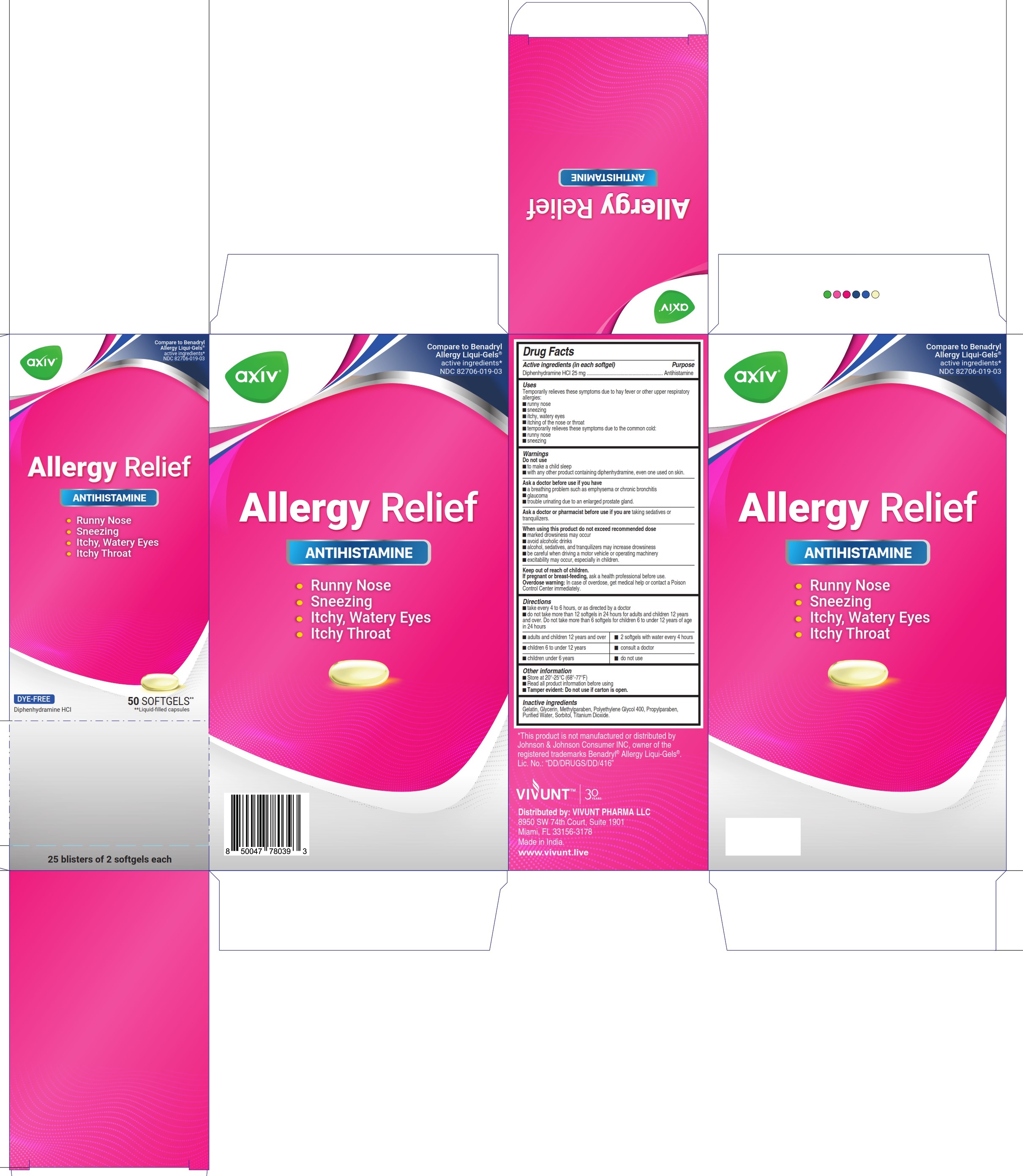 ALLERGY 50 SOFTGELS