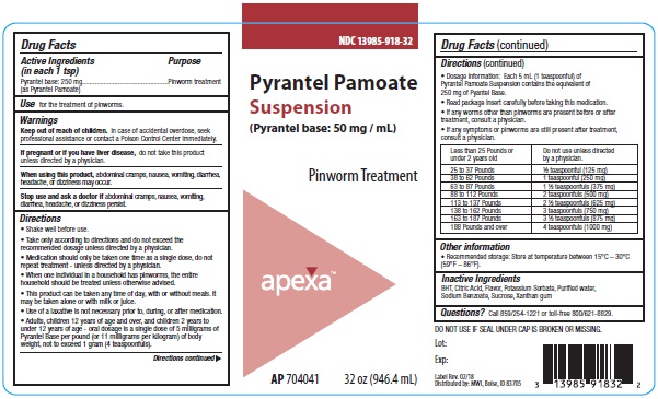 Pyrantel Pamoate Apexa 32oz