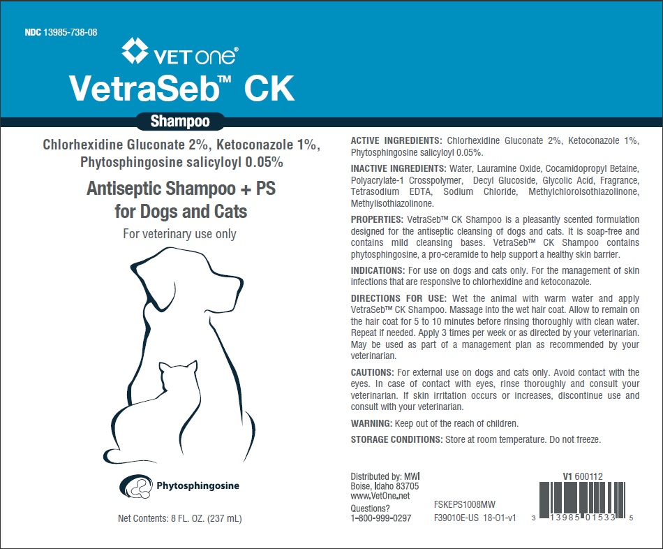 8 ounce bottle label