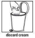 Discard cream