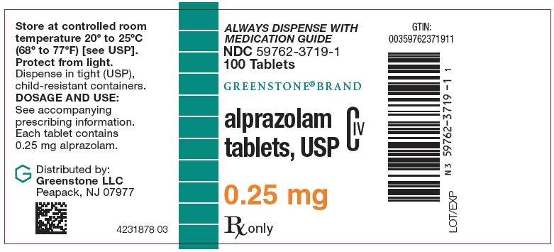 Principal Display Panel - 0.25 mg Bottle Label