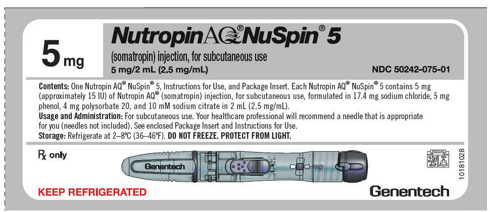 PRINCIPAL DISPLAY PANEL - 5 mg NuSpin Carton