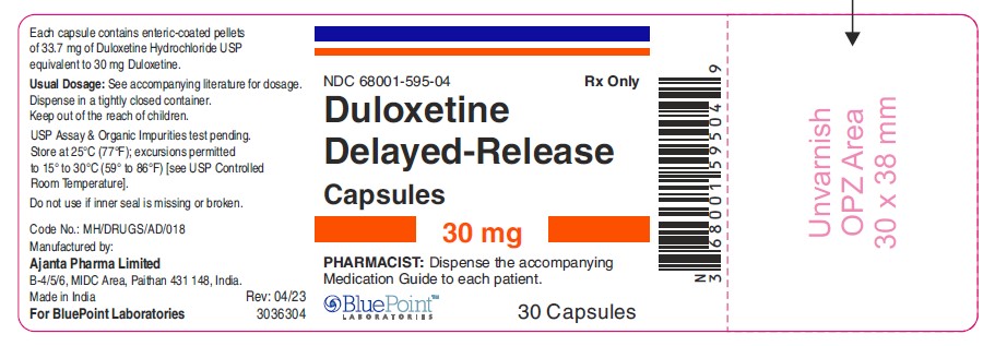 Duloxetine DR 30mg 30ct Rev 11/23 Paithan