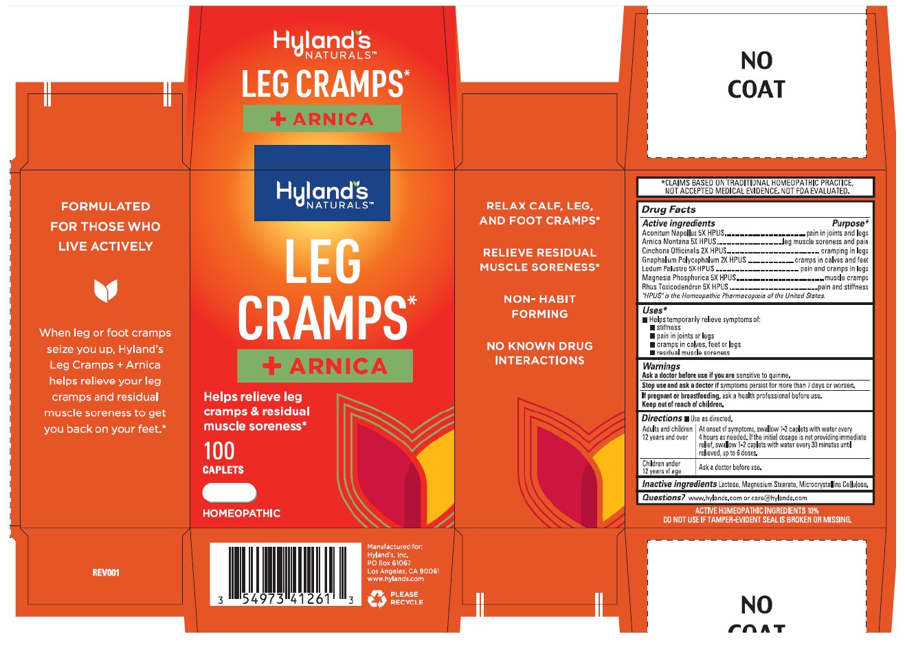 Leg Cramps with Arnica 100 count