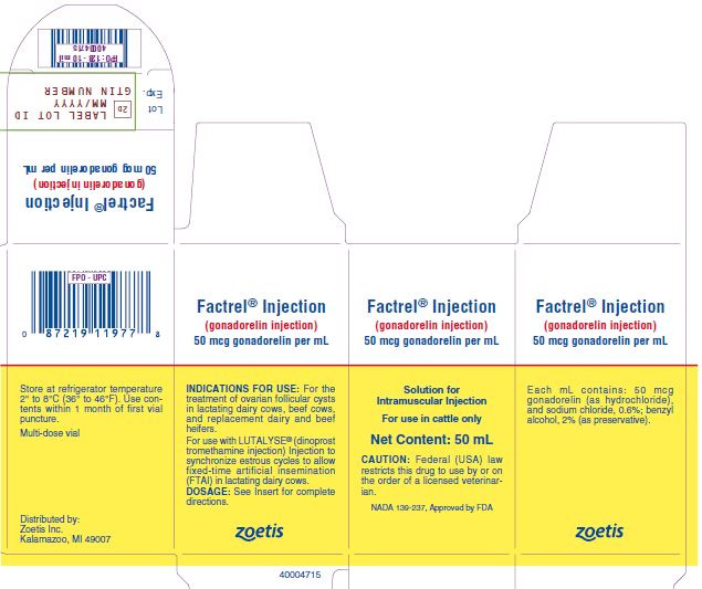 Factrel 50 mL Carton Label