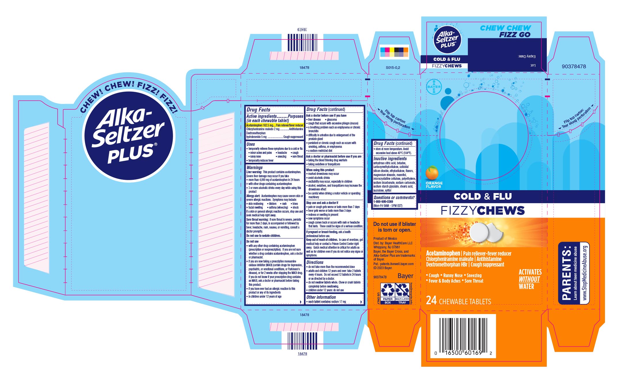 ASP Cold and Flu FizzyChews