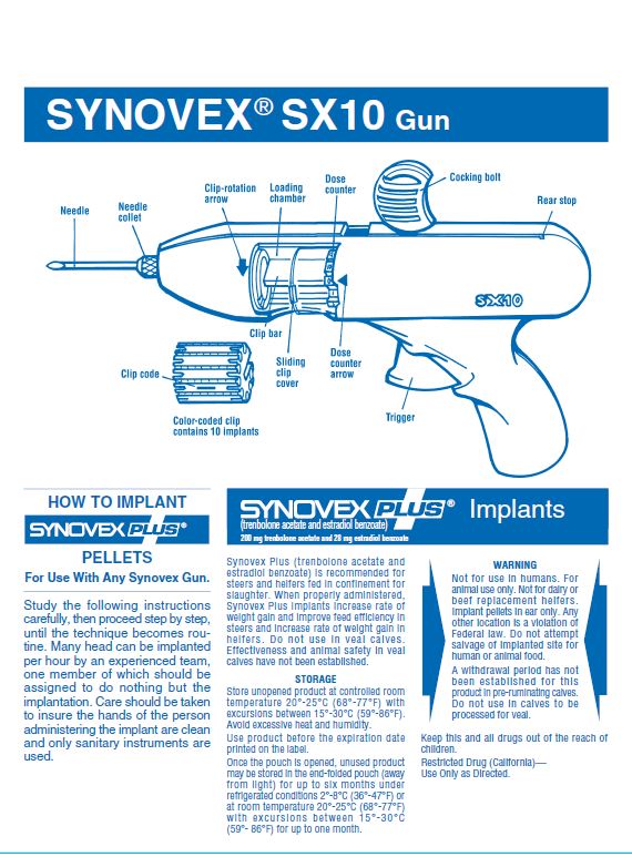 Synovex SX10 Gun diagram