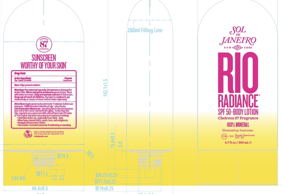 Rio Radiance SPF 50 Body Lotion_Tube