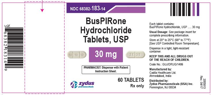 Buspirone Hydrochloride Tablets USP, 30 mg