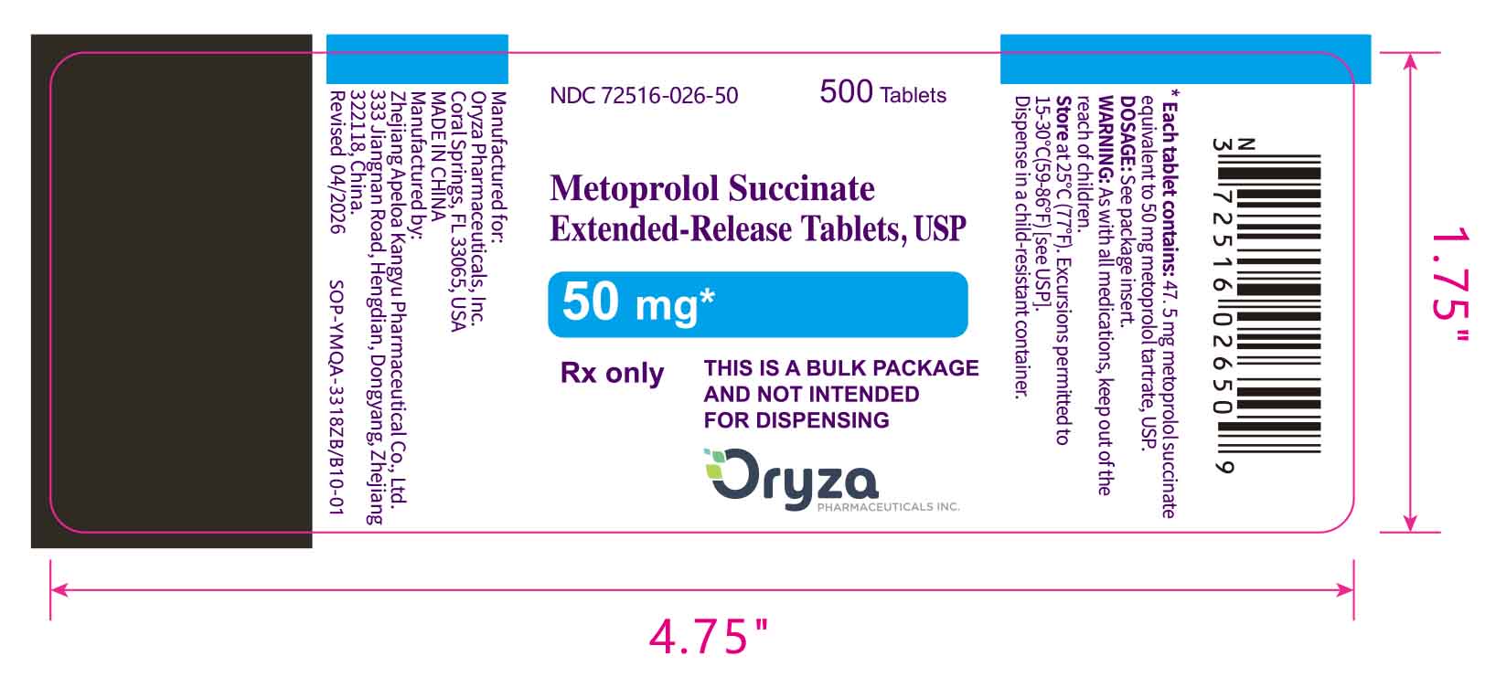 50 mg 500 count