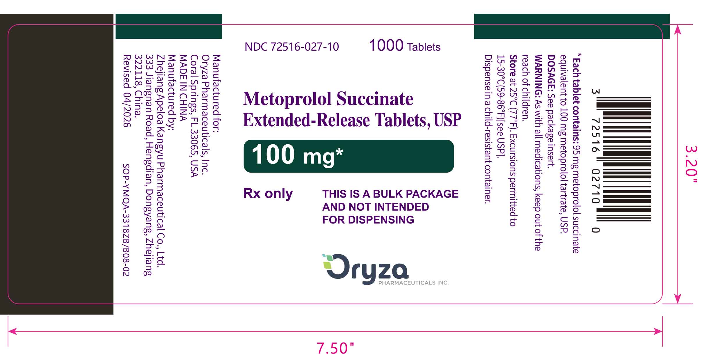 100 mg 1000 count