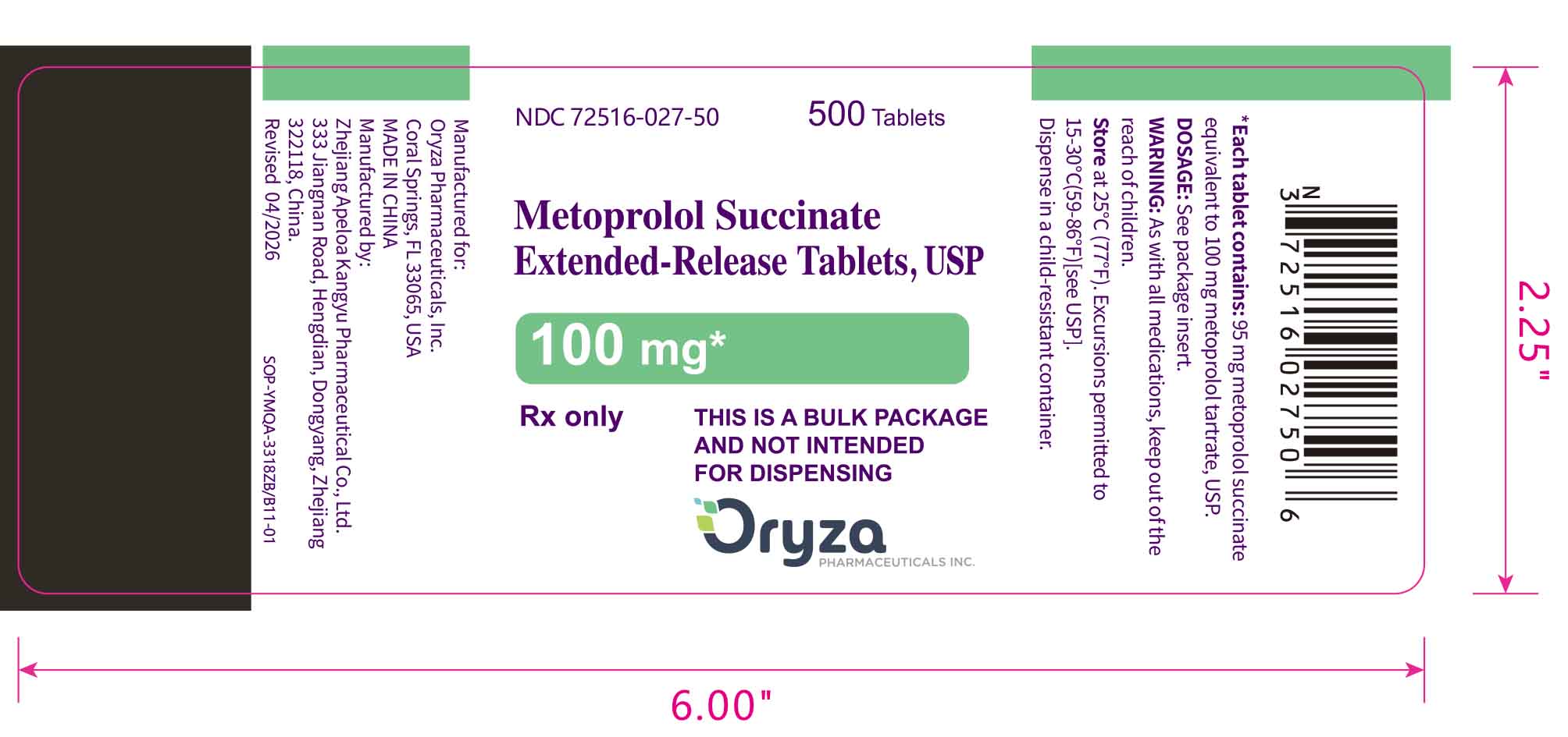 100 mg 500 count