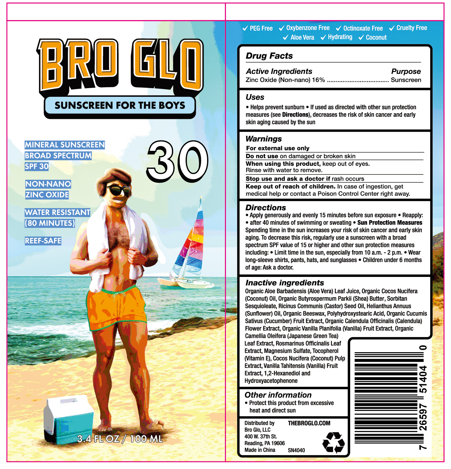 sunscreen label