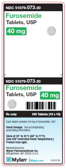 Furosemide 20 Tablets Unit Carton Label