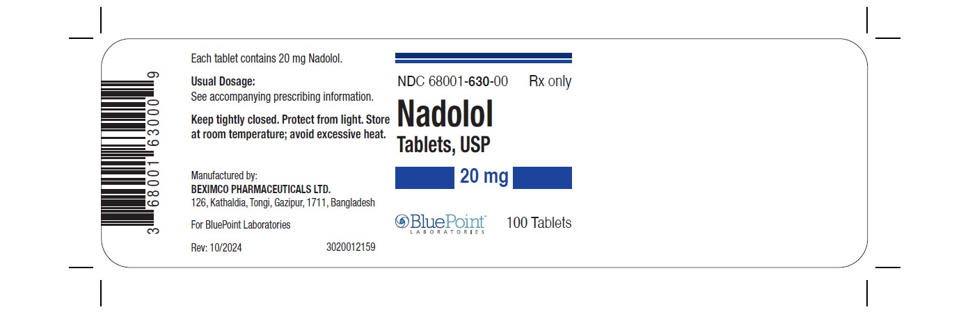 Nadolol Tab USP 20mg