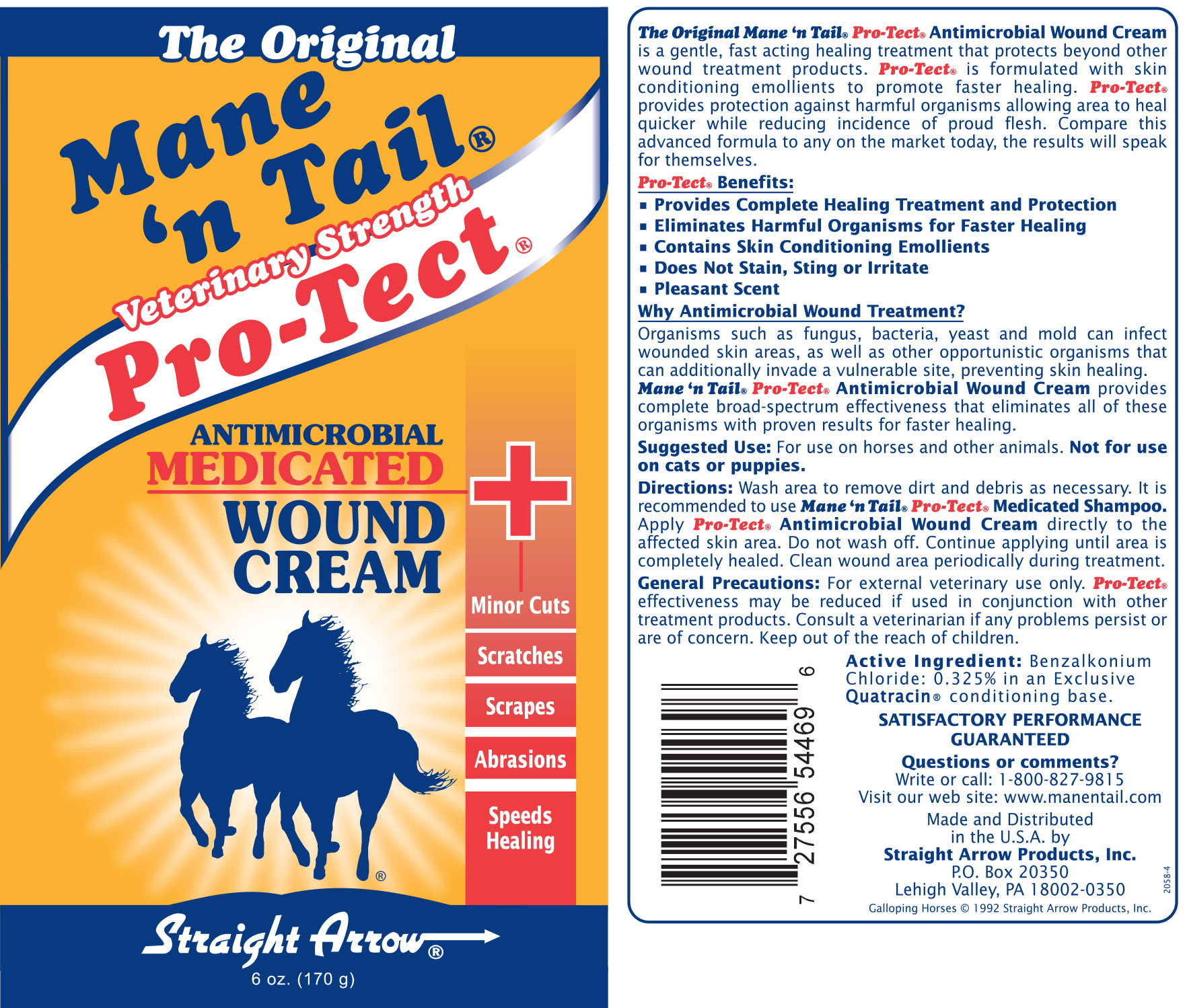 Pro-Tect Wound Cream Label