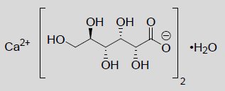 calcium gluconate structural formula
