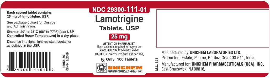 Lamotrigine Tablet USP 25mg