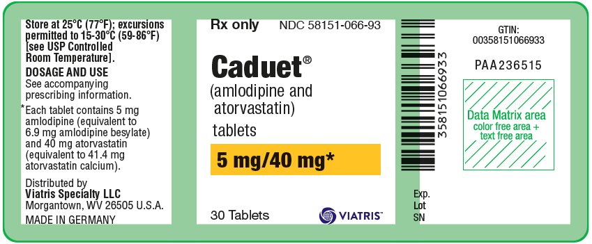 PRINCIPAL DISPLAY PANEL - 5 mg/40 mg Tablet Bottle Label